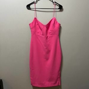 Likely Pink Midi Dress